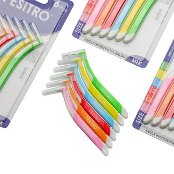 PESITRO ANGLE (L-Type) Interdental Brush Mix